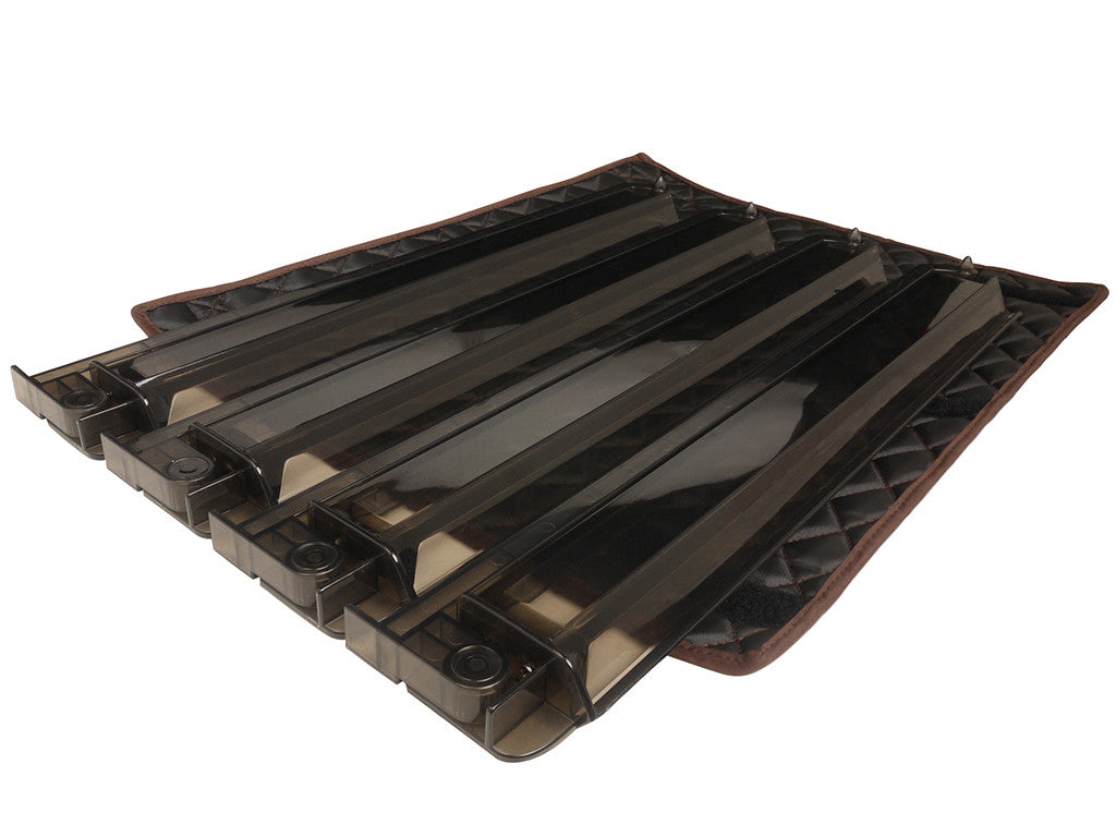 Soft-Sided American Mah Jongg Set by Linda Li® with Ivory Tiles and Modern Pushers - Brown Soft Bag - American-Wholesaler Inc.