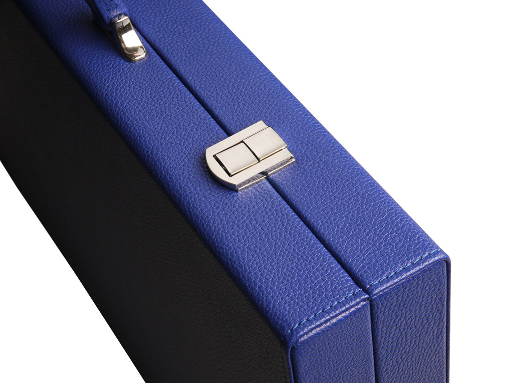 19-inch Premium Backgammon Set - Indigo Blue - American-Wholesaler Inc.