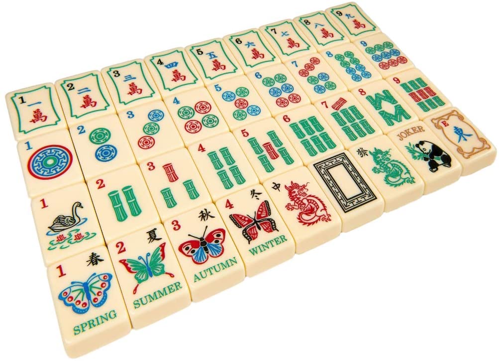 New American Mahjong Set Mah Jongg Set with carrying 2024 case