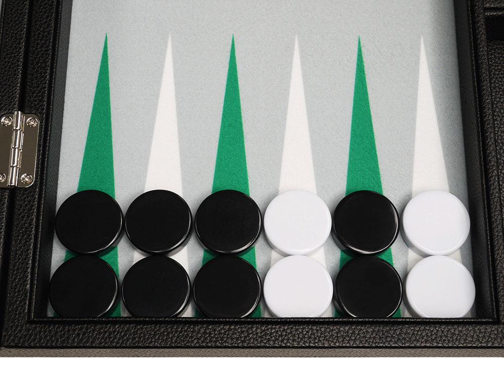 
                  
                    16-inch Premium Backgammon Set - Black with White and Green Points - GBP - American-Wholesaler Inc.
                  
                