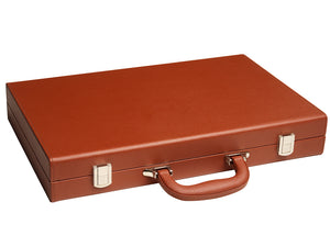 16-inch Premium Backgammon Set - Desert Brown - American-Wholesaler Inc.