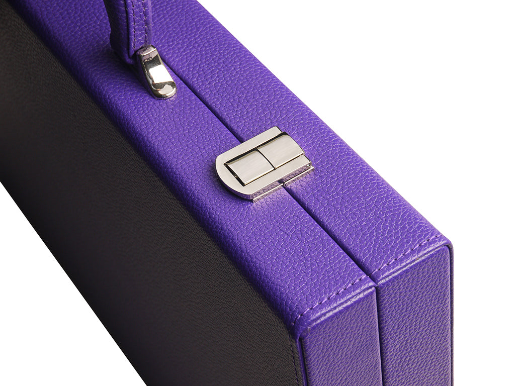 16-inch Premium Backgammon Set - Purple - EUR - American-Wholesaler Inc.