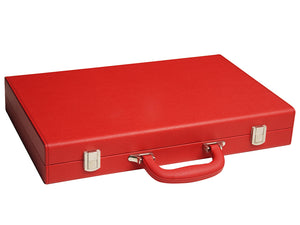 16-inch Premium Backgammon Set - Red - EUR - American-Wholesaler Inc.