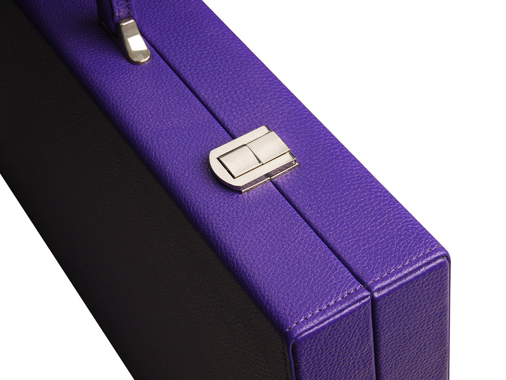 19-inch Premium Backgammon Set - Purple - EUR - American-Wholesaler Inc.