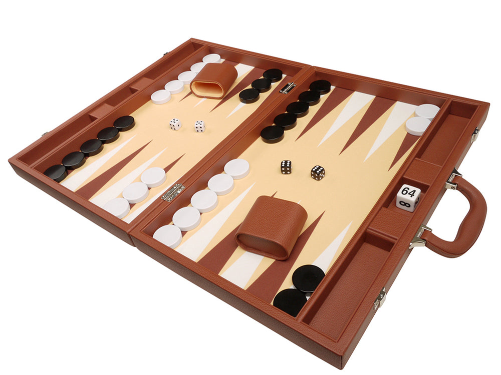 
                  
                    19-inch Premium Backgammon Set - Desert Brown - American-Wholesaler Inc.
                  
                