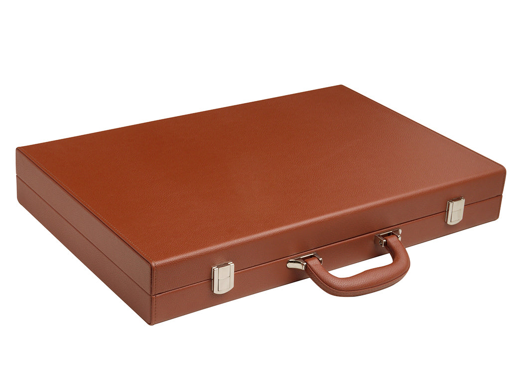 19-inch Premium Backgammon Set - Desert Brown - American-Wholesaler Inc.