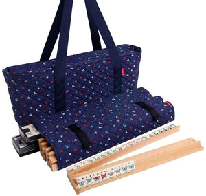 New! - Linda Li® American Mah Jongg Set – The Artisan Collection: Butterfly Series – in Blue Nautical Soft Bag …