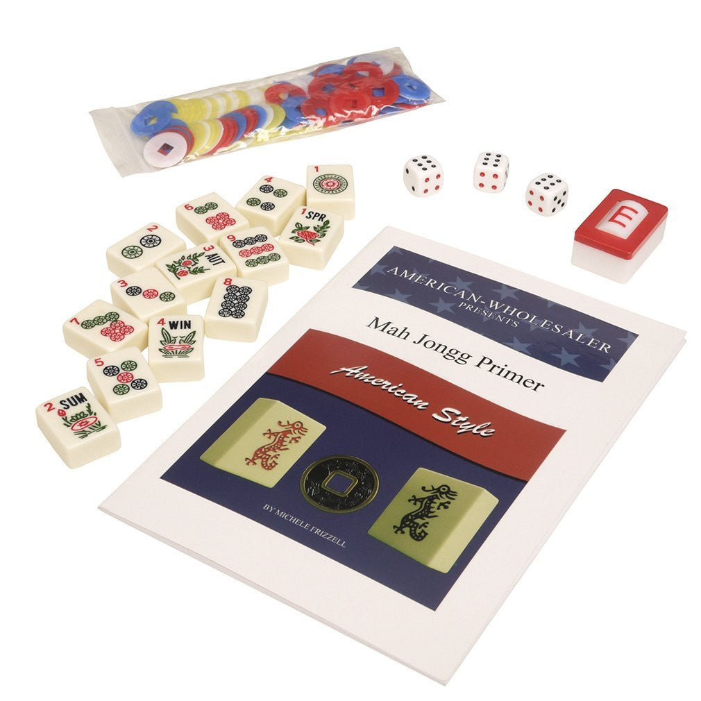 
                  
                    American Mahjong Set - 166 Ivory Tiles, Modern Pushers, Aluminum Case - Black - American-Wholesaler Inc.
                  
                